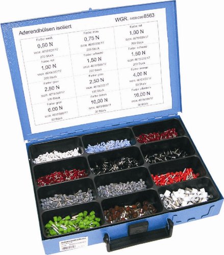 Dresselhaus 8563 Sortiment Aderendhülsen isoliert