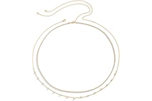 JOCXZI Tassel Sequins Layered Belly Waist Chain - Rhinestone Hip Chain Gold Crystal Belly Chains Layered Sparkling Hip Chain Bikini Chain Body Jewellery for Women and Girls