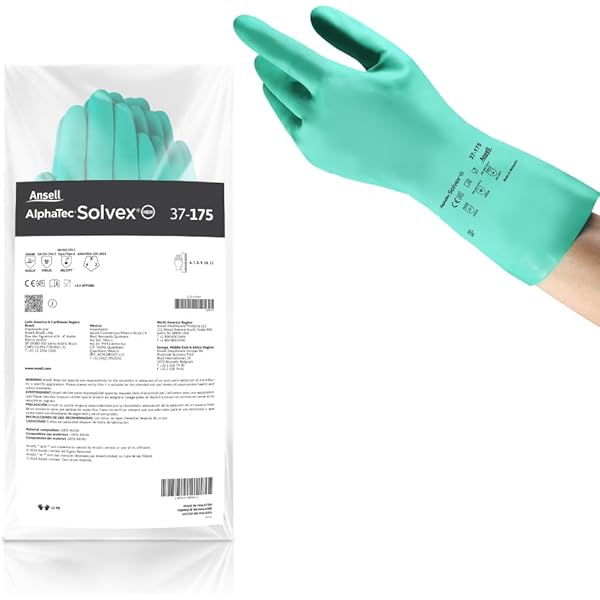 Alphatec Solvex 37-175 Nitrile Chemical-Resistant Gloves for