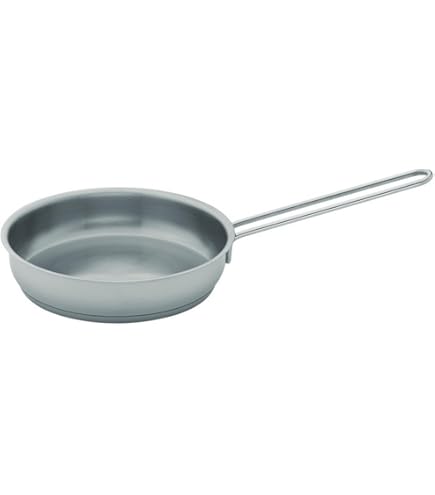 Mini Pfanne Aus Edelstahl Gehämmert – ø 11 Cm, 260 Ml, Mit Stiel Zum Servieren