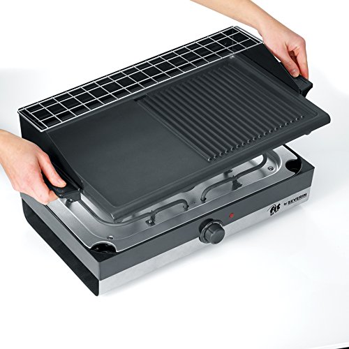 Severin KG 2367 Barbecue-Grill Smart-Line, schwarz / edelstahl gebürstet - 3