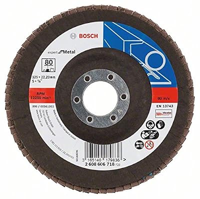 Bosch 2608606718 Plateau à lamelles Ø 125 mm Grain 80