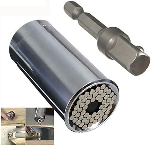 2 Piece/Set Gator Grip Multi Function Ratchet Universal Socket 7-19mm Power Drill Adapter Car Hand Tools Repair Kit