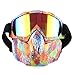 Produktbild Riva776Yale Gesichtsmaske, Airsoft Maske Gesichtsmaske Paintball Maske Face CS Maske Schutzmaske für Nerf-Bunt