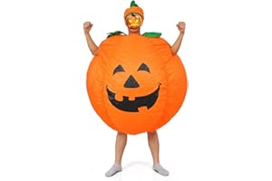 JASHKE Nadmuchiwany Kostium Dyni Nadmuchiwane Kostiumy na Halloween Kostiumy dla Dorosłych