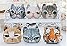 Bigood Cat Head Shape Pillow Soft Car Sofa Chair Back Cushion Gray