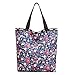 Price comparison product image erthome Nylon Cloth Folding Shopping Bag Women's Handbag Printed Cloth Bag Shoulder Folding Bag (34cm(L) x13cm(W) x38cm(H), D)