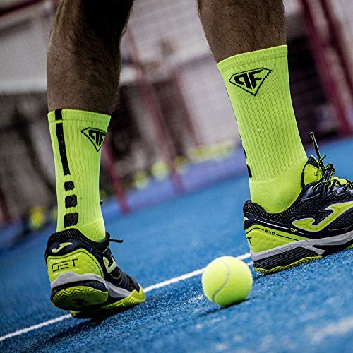 Padelfreak Calcetines Premium, Amarillo Fluor