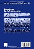 Image de Internationales Beschaffungsmanagement: Gestaltung Strategischer Gesamtsysteme und Management einzel