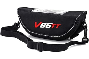 GÉNÉRIQUE Sac de guidon pour Moto Guzzi V85 TT V85TT Centenario Travel Sac de navigation pour volant de moto, sac de téléphone étanche portable