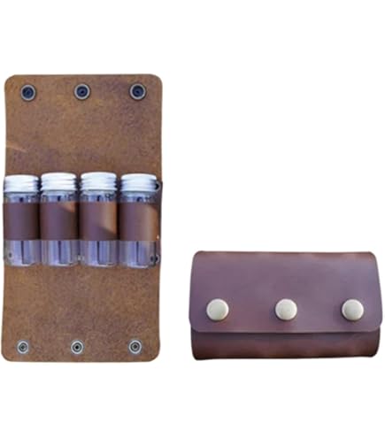 Marmerlook kruidenset met bamboo houder - Vizyon Home