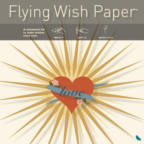 Preisvergleich Produktbild Flying Wish Paper Papier Honey Love, Large