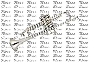 Rose band company Super Special Quality, Trumpet with Mute, Gloves, Oil, Cleaning Cloth, Hard Case and Mouthpiece, Preferred By Musicians with Pleasant Sound and pitch