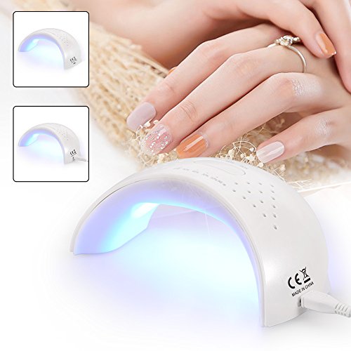 Abody 12W LED UV Lampe Drahtlos Nageltrockner Nail Dryer Fingernagel & Zehennagel Nagelhärtung Maschine Nail Art Malerei Salon Tool EU Plug - 6