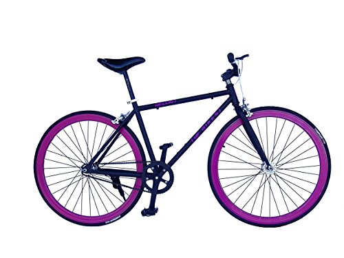 helliot Bikes Single Speed de ciclismo para adulto Tribeca H21, Negro,