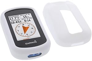 foto-kontor Funda Compatible con Garmin eTrex Touch 35 Protectora Silicona Carcasa protección Blanca