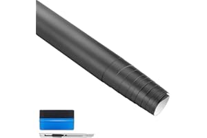 NewL Pellicola in Vinile Metallizzato, Satinato, Cromato, Satinato, per Auto, Senza Bolle d'Aria, Accessori Fai da Te per motociclette (Grigio, 30 cm x 150 cm)