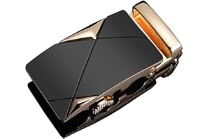 Daisy House Fibbia per cintura da uomo con cricchetto da 40 mm Solo sostituzione automatica della fibbia per cintura in pelle