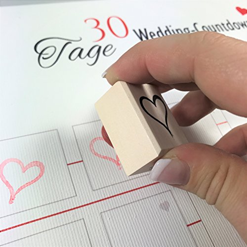 Countdown-Kalender für die Hochzeit – Wedding Countdown für das Brautpaar (30 Tage) - 5