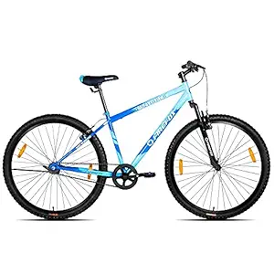 Firefox Bikes Bad Attitude Single Speed Mountain Bike for Above 13 Years Kid, 9-29T, Frame Size - 18 Inches, Tire Size - 29 Inches (Blue) - Unisex