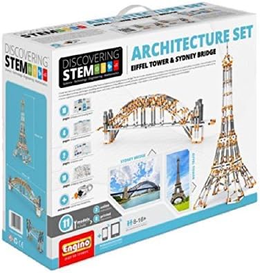 Engino - Stem Architecture - Eiffel Tower and Sydney Bridge ENSTEM55
