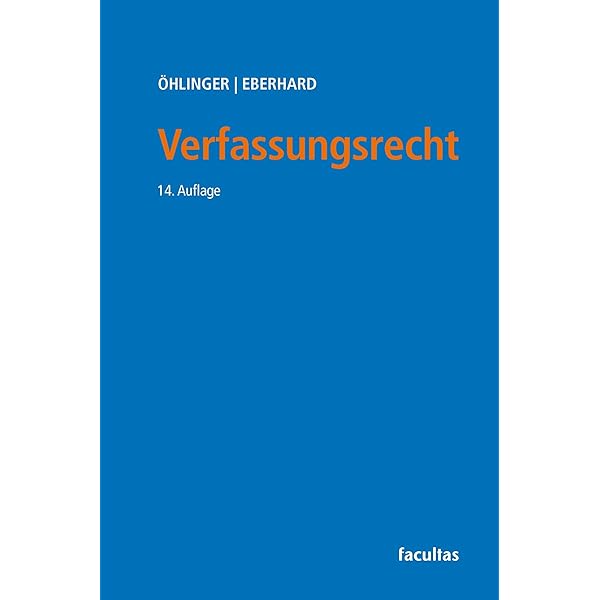 Verfassungsrecht : Theo Öhlinger, Harald Eberhard: Amazon.de: Bücher