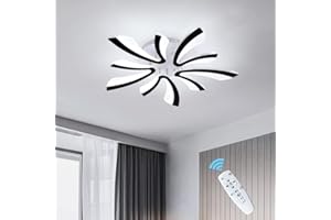 GREELUSTR LED Ceiling Lights, Modern Living Room Lights Ceiling Geometric Design Led Lamps for Bedroom Flush Mount Chandelier Modern Lighting Fixture Ceiling Lights for Living Room Bedroom Dining Room
