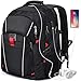 Price comparison product image Laptop Backpack 17.3 Inch USB Charging Port Waterproof Outdoor Travel Rucksack Large Compartment Business College Computer Bag for Mens Women Black