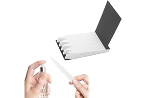 GLPRKOW Bandelettes de Test de Parfum, 100 Pièces Bandelettes de Test d'Huiles Essentielles pour Aromathérapie, Papier Testeur de Parfum, Bandelettes Olfactives pour Parfum et Huiles Essentielles
