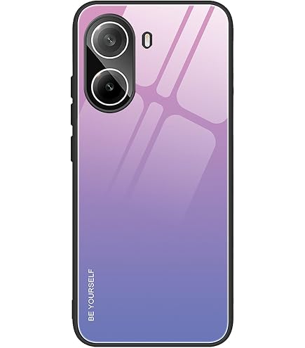 Coque Compatible Xiaomi Redmi Note 14 Pro 5G Poco X7 Avec Cordon - Transparente TPU Anti-Jaune Shockproof, Violet