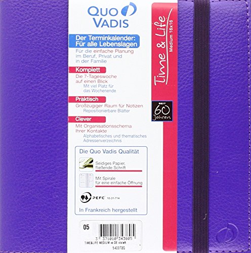 Time & Life Medium 2020 violett Taschen-Kalender Time & Life Medium 2020 violett Taschen-Kalender