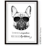 ABOUKI lustiger Kunstdruck - ungerahmt -