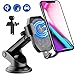 Price comparison product image SONRU Upgraded Wireless Car Charger, Qi Car Charger Phone Holder, Wireless Fast Charge for iPhone XS/X/8/8 Plus, Samsung Galaxy S9/S9+, S8/S8+, S7/S7 Edge, S6/S6 Edge, Note 8/5, etc