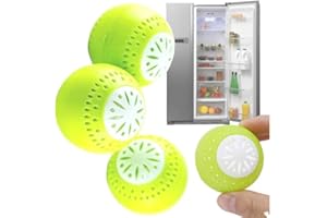 PrzydaSie Natürlicher Geruchsneutralisierer - inkl. Kühlschrank, Kugelbälle, 3 Stk - Geruchsentferner Luftentfeuchter kühlschrank-deo duft geruchskiller frisch