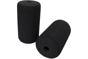 Zoegneer Rodillos de espuma para pies, 2 unidades, rodillos de fitness para banco de pesas, mesa de inversión y equipo de ejercicio de gimnasio (135 mm)