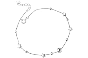 CHEREDA 925 Silver Anklet Double-deck Foot Chain Anklets For Women Beach Casual Jewelry Accessories