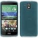 Produktbild PhoneNatic HTC Desire 326G Hülle Silikon türkis transparent Case Desire 326G Tasche + 2 Schutzfolien