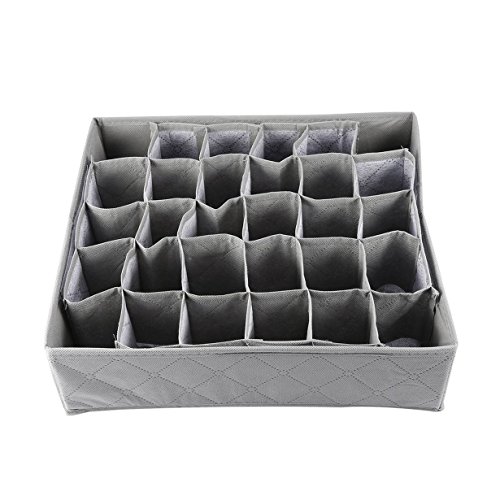 Preisvergleich Produktbild 30 Grid Slot Bambuskohle Unterwäsche Krawatten Socken Schublade Closet Organizer Aufbewahrungsbox Fit Für Sammlung