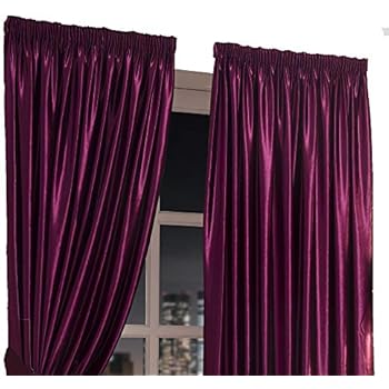Home Kitchen Curtains Viceroybedding Pair Of Heavy Crushed