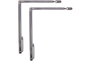 WUSJCOF Canne desiderabili in acciaio inossidabile, 2 pezzi, bacchette rabdomante con rame per rilevare acqua e canna dell'acqua.