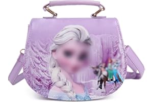 Babioms Kinderhandtasche, Eiskönigin Kinder Umhängetasche, für Mädchen zum Ausgehen oder Reisen, Anna und Elsa Schulter-Tasche（18 * 15 * 7cm）