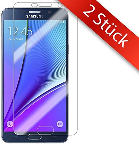 2 Pack- Samsung Note-5-Screen Protector- Tempered Glass| 0.2mm | Bubble free | Full HD Transparenz | Anti-fingerprint - Samsung Note-5 Screen Protector – MOVOJA- Samsung Note-5