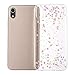 Produktbild Für iPhone XS 5.8 Zoll TPU Silikon Handy Hülle Schutzhülle,Colorful Bling Star Design Ultra Dünn Transparent Kratzfeste Weich Soft Flexibel Bumper Silikon Back Case Cover Rückschale, C