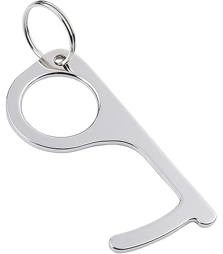 Lot De 100 Ouvre-portes Sans Contact – Porte-clés Poussoir Anti-Covid – Neuf