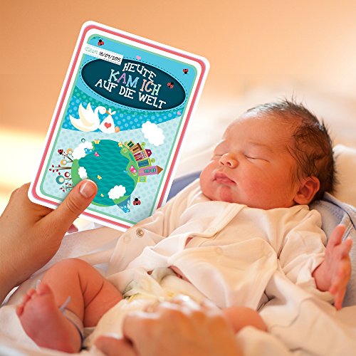 Landmark Moments Meilenstein Momente Baby Karten – 38 illustrierte Karten – Perfekt als Baby Shower Geschenk und Neugeborenen Geschenk, für die einzigartigen Momente im 1. Lebensjahr - 4
