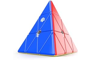GAN Pyraminx 36 Magneti, Speed Cube Puzzle Rompicapo Piramide, Cubo Magnetico Stickerless Senza Adesivi, Standard