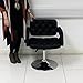 Quilted Styling Chair - Black