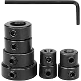 Drill Positioner Ring, Drill Stop Ring, Depth Stops for Drills, Drill Bit Depth Stop Clamp Ring 3-16 mm, with Hex Wrench, 9 P