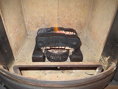 Anzündhilfe für Kaminöfen – Direktanzünder auch für große Holzscheite u. Briketts – Pelletkorb – Kaminkorb – Schnellanzünder – Anzünder – Ofenanzünder – Kaminzubehör – Pelletskorb – Anzündholz - 7