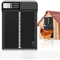 Porta Automatica Per Pollaio Con Timer - Impermeabile, Anti-Schiusura, Batteria AA (Non Incluse) - Foto 5